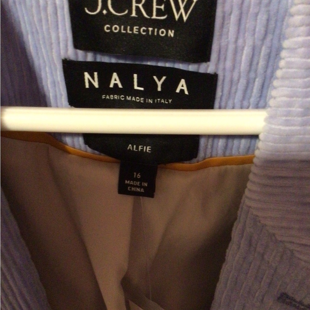 J.Crew Collection Alfie blazer in Italian Corduroy - size 16 NWT - Picture 3 of 3